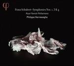 Sinfonie n.1, n.3, n.4 - CD Audio di Franz Schubert,Philippe Herreweghe,Royal Flemish Philharmonic Orchestra