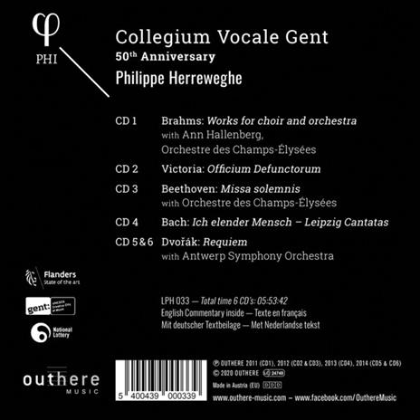 Collegium Vocale Gent (50th Anniversary Box Set Edition) - CD Audio di Collegium Vocale Gent - 2