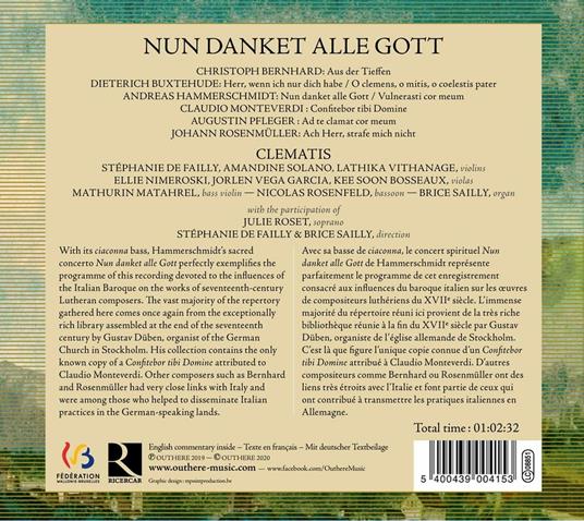 Nun Danket Alle Gott - CD Audio di Julie Roset - 3