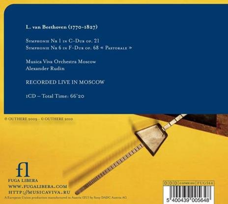 Sinfonie n.1, n.6 - CD Audio di Ludwig van Beethoven - 2
