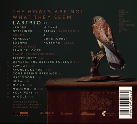 The Howls Are not What They Seem - CD Audio di Labtrio - 2