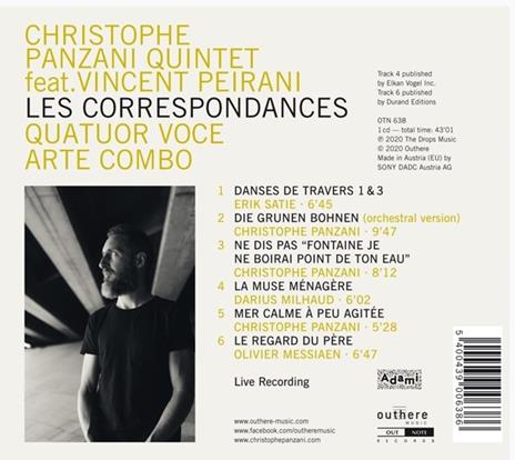 Les Correspondances - CD Audio di Christophe Panzani - 2