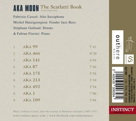 Scarlatti Book - CD Audio di Domenico Scarlatti,Fabrizio Cassol - 2