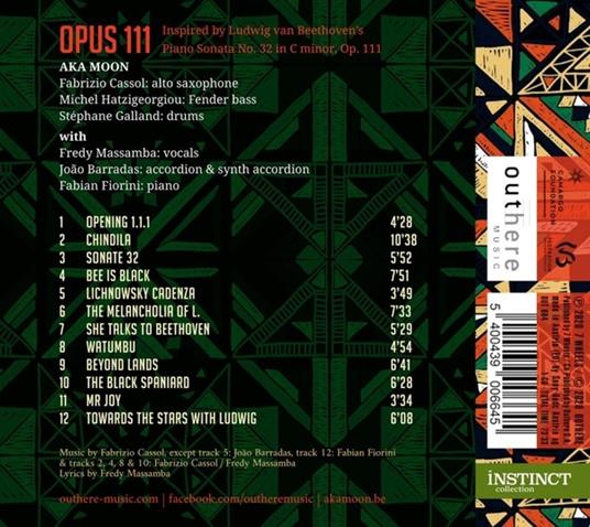 Opus 111 - CD Audio di Aka Moon - 2