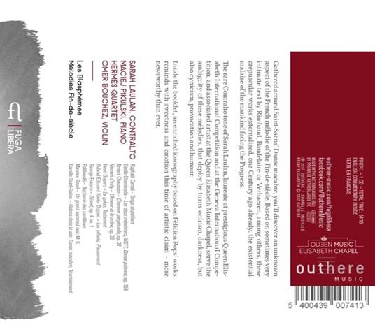 Les Blasphemes. Melodies Fin-De-Siecle - CD Audio di Sarah Laulan - 2