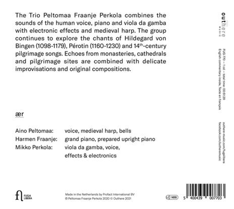 Aer - CD Audio di Aino-Harmen Fraanje-Mikko Perkola Peltomaa - 2