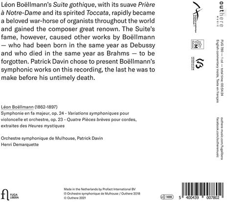 Sinfonia in Fa - CD Audio di Leon Boëllmann - 2