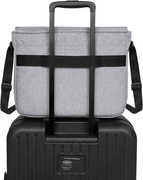 Eastpak Delegate + Borsa a Tracolla, 20 L - Sunday Grey (Grigio) - 3