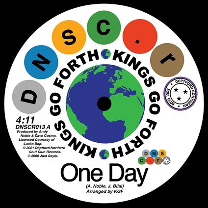 One Day - Fist Taste - Vinile 7'' di Willie Tee,Kings Go Forth