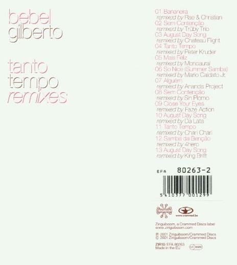 Tanto Tempo Remix - CD Audio di Bebel Gilberto - 2