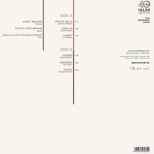 Crystal Bells - Vinile LP di Chet Baker,Philip Catherine - 2