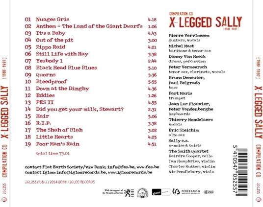 Compilation CD 1988-1997 - CD Audio di X-Legged Sally - 2