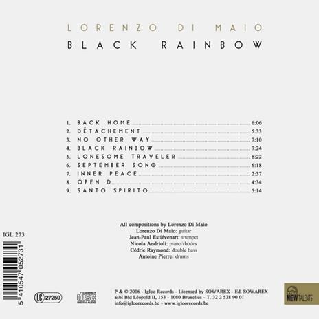 Black Rainbow - CD Audio di Lorenzo Di Maio - 2