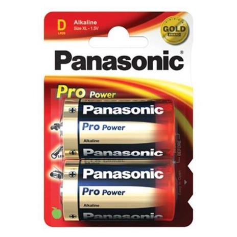 Panasonic 1x2 LR20PPG Alcalino 1.5V