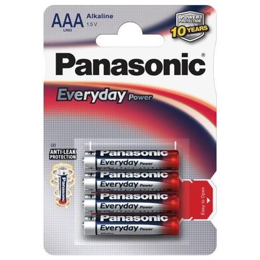 Batterie Alcaline Ministilo Panasonic Blister (4 Pezzi) - 2
