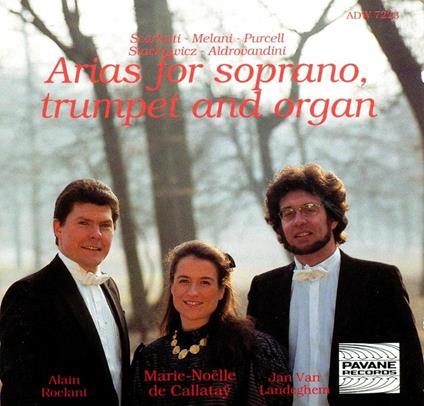 Original arias per soprano tromba e organo - CD Audio di Alessandro Melani