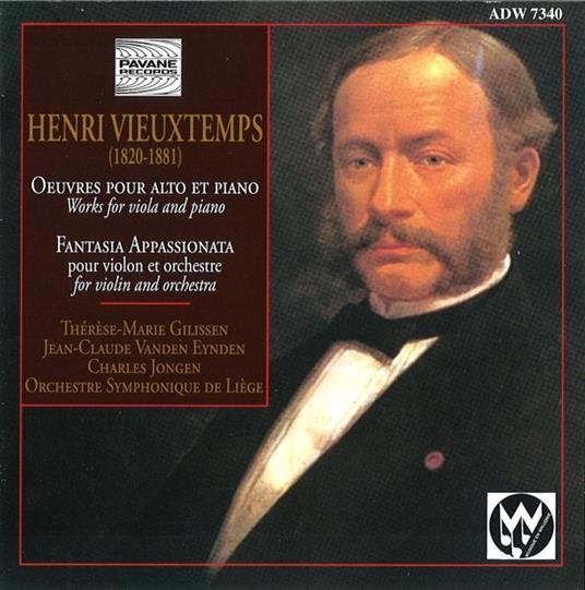 Musica per Viola e Pianoforte - CD Audio di Henri Vieuxtemps
