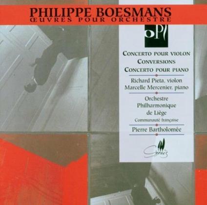 Violin Concerto/conversions - CD Audio di Philippe Boesmans