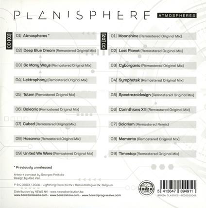Atmospheres - CD Audio di Planisphere