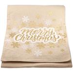 Natale Table Runner Gold 183X35,5Cm