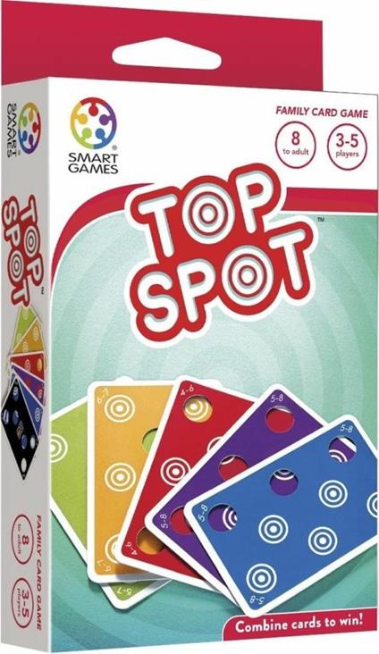 SmartGames Top Spot Multi-Player Card Game for Ages 6 And Above