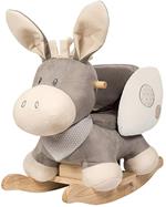 Nattou Dondolo per bambini Asinello Cappuccino, 10 36 mesi, 60 x 36 x 50 cm, Beige, 211505
