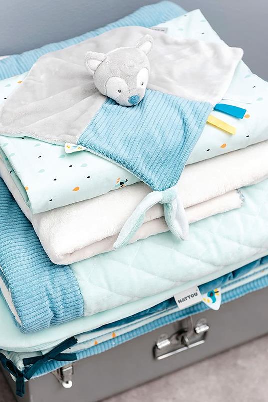 Nattou Doudou Tiloo The Wolf Comforter Blanket Lupetto, Grande, 498128 - 2