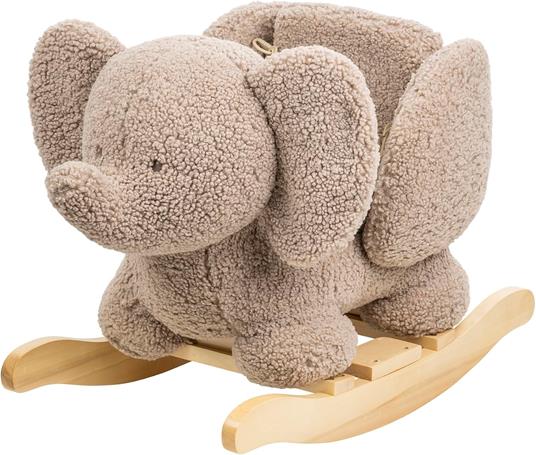 Dondolo Teddy Elefante Bianco - 5