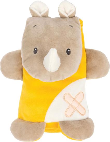 Nattou 730068 - Peluche Buddiezz, Colore: Giallo Rinoceronte
