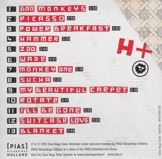 Hammer - Vinile LP + CD Audio di Claw Boys Claw - 2