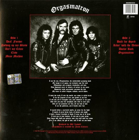 Orgasmatron - Vinile LP di Motörhead - 2