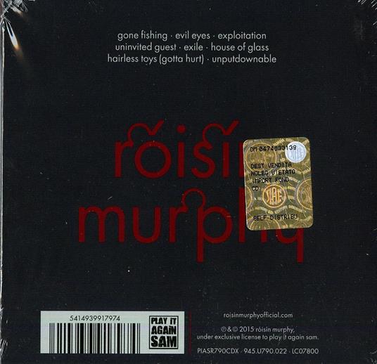 Hairless Toys - CD Audio di Roisin Murphy - 2