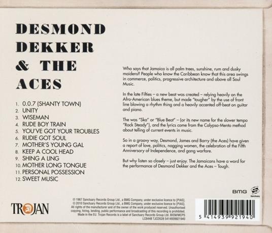0.0.7 Shanty Town - CD Audio di Desmond Dekker - 2