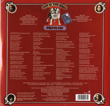 Dog of Two Heads - Vinile LP di Status Quo - 2