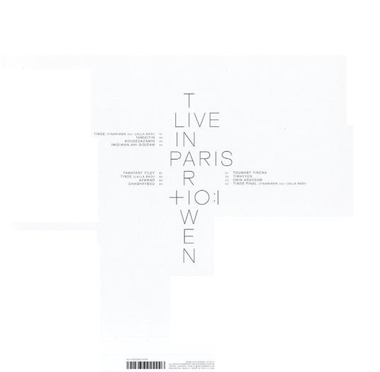 Live in Paris 2014 - Vinile LP di Tinariwen - 2