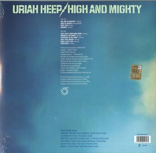 High and Mighty - Vinile LP di Uriah Heep - 2