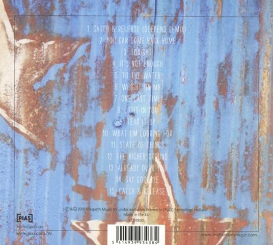 Catch & Release (Deluxe) - CD Audio di Matt Simons - 2