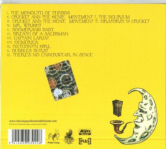 Monolith of Phobos - CD Audio di Claypool Lennon Delirium - 2