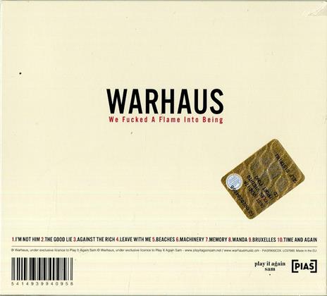We Fucked a Flame Into Being - CD Audio di Warhaus - 2
