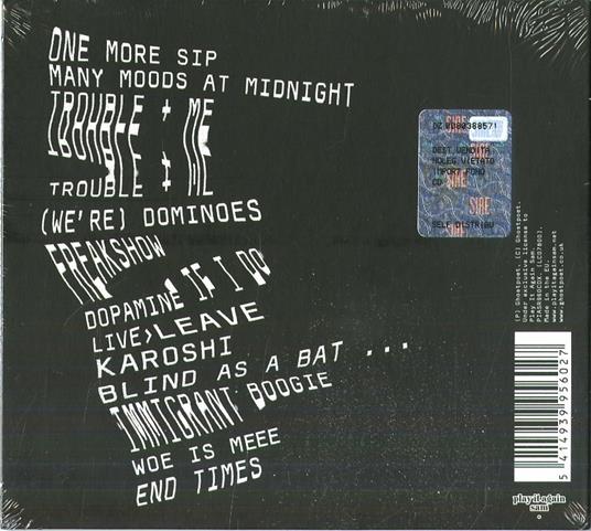 Dark Days - Canapés - CD Audio di Ghostpoet - 2