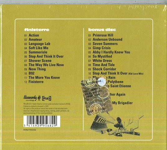 Finisterre (Deluxe Edition) - CD Audio di Saint Etienne - 2