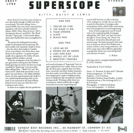 Superscope - Vinile LP di Kitty Daisy & Lewis - 2