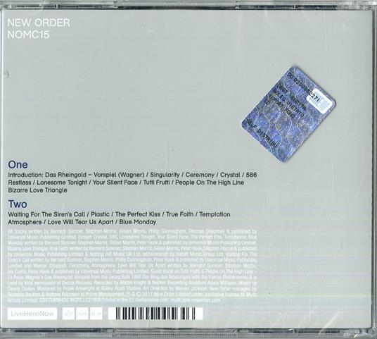 Nomc15 - CD Audio di New Order - 2
