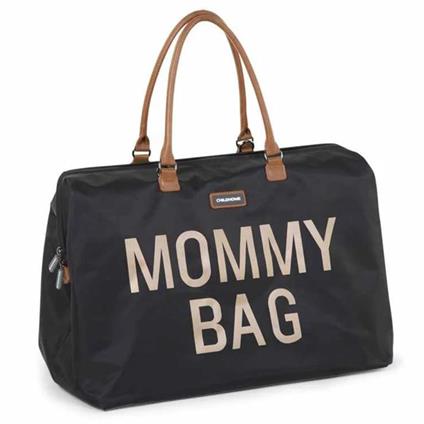 CHILDHOME Borsa per Pannolini Mommy Bag Nero Oxford Nylon