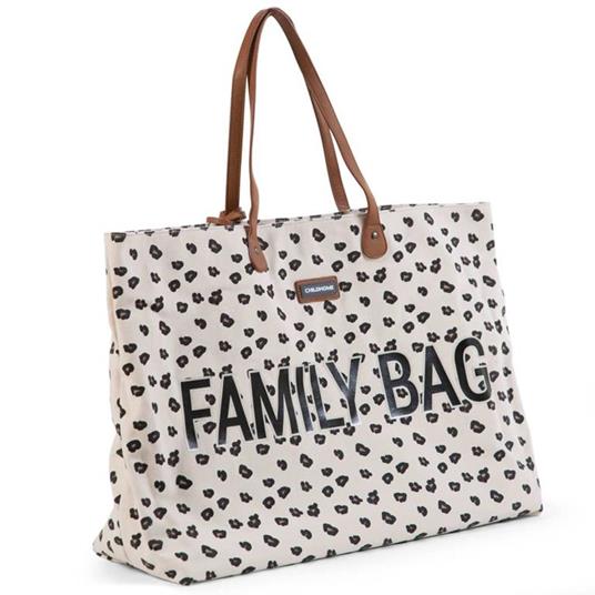 CHILDHOME Borsa Family Bag in Tela Leopardata - 4