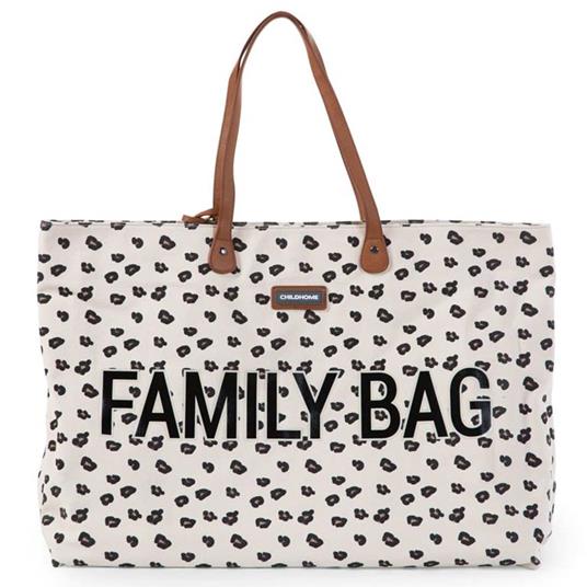 CHILDHOME Borsa Family Bag in Tela Leopardata - 7