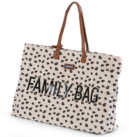 CHILDHOME Borsa Family Bag in Tela Leopardata - 8