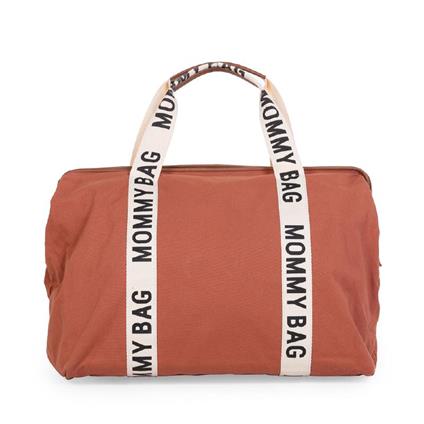 Mommy Bag Borsa Fasciatoio Con Materassino Terracotta