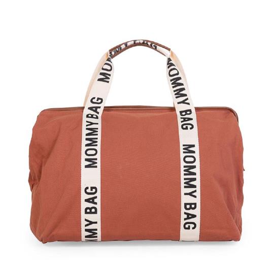 Mommy Bag Borsa Fasciatoio Con Materassino Terracotta