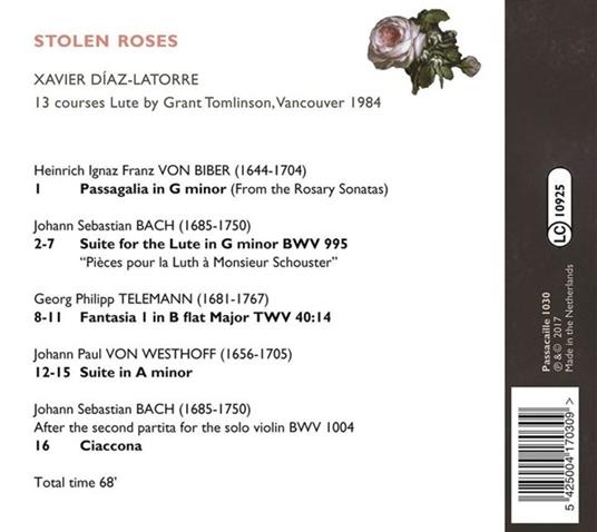Stolen Roses - CD Audio di Xavier Diaz-Latorre - 2